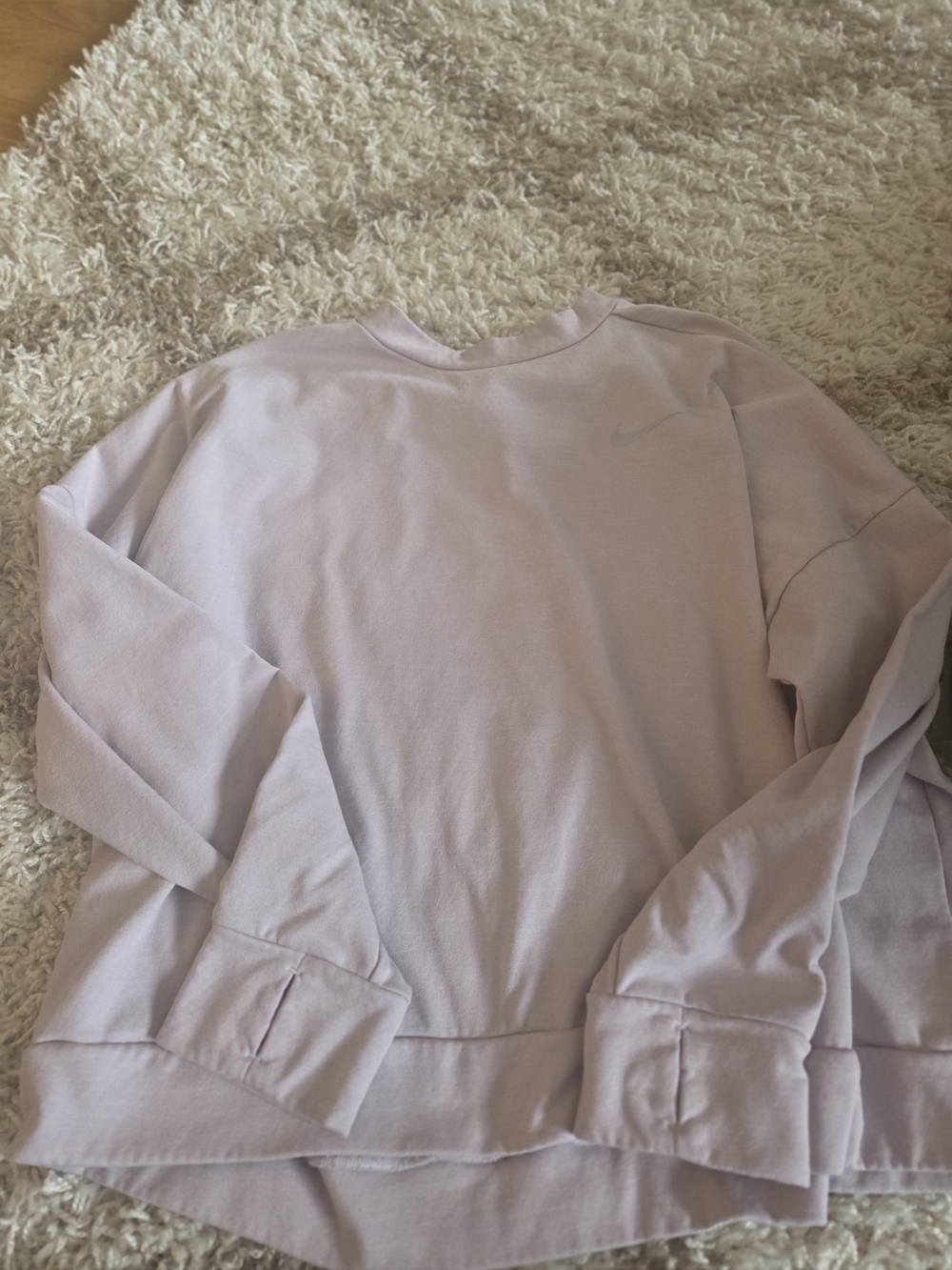 Nike Pastel Lavender Long Sleeve Crew